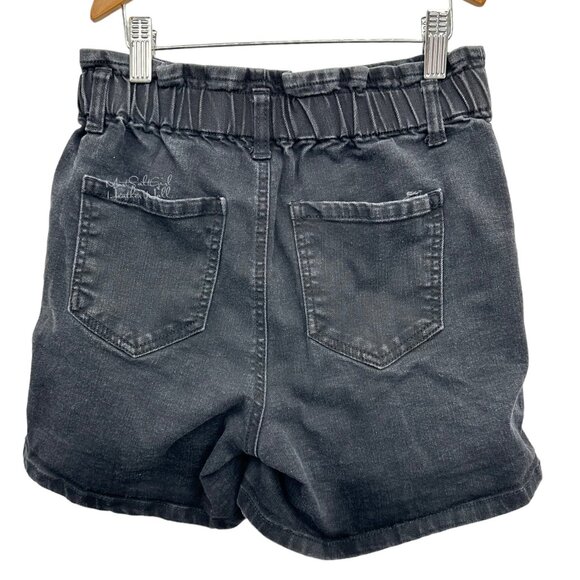 Blue Spice Black Button Fly Paper Bag Shorts Size 3 Juniors - Picture 2 of 3
